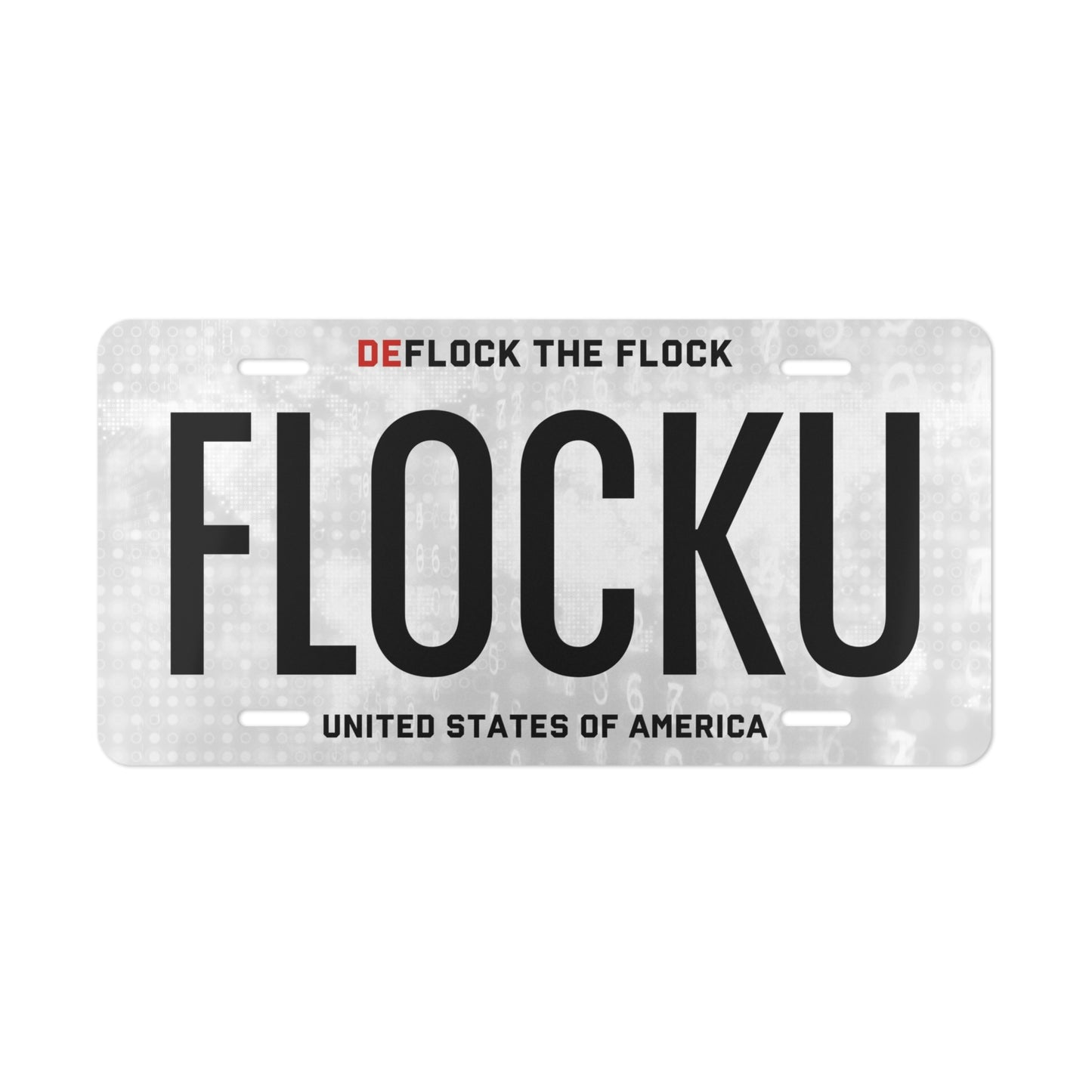 "FLOCKU" License Plate